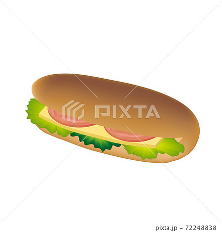 かわいパン　ハムチーズサンド 72248838