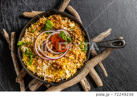 ビリヤニ まぜご飯 Biryani is a typical Indian mixed rice ビリヤニ まぜご飯 Biryani is a typical Indian mixed rice 72249236