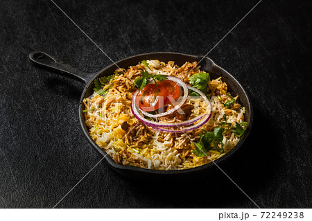 ビリヤニ　まぜご飯　Biryani is a typical Indian mixed rice 72249238