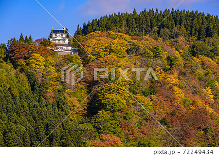 稲庭城の紅葉 稲庭城の紅葉 72249434