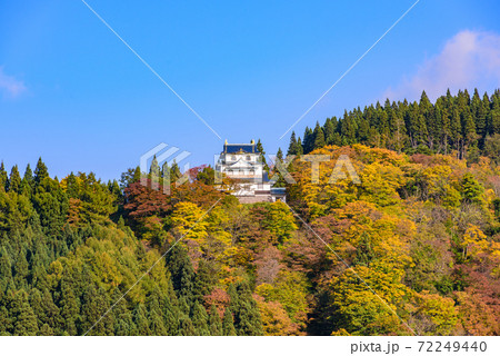 稲庭城の紅葉 稲庭城の紅葉 72249440