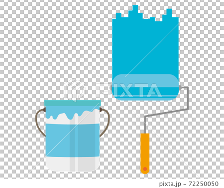 Vector illustration of paint and brush 72250050