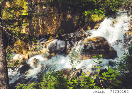 Waterfall in Vanoise national Park, French alps Waterfall in Vanoise national Park, French alps 72250166