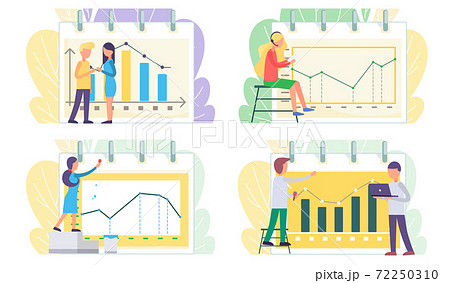 People analyze statistics. Project management, financial report strategy. Business analysis planning 72250310