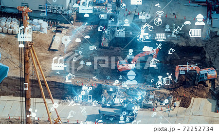 産業とテクノロジー　建設テック　ConTech 72252734