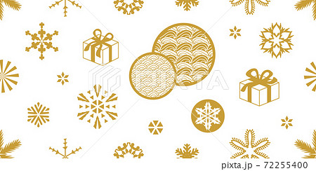 Seamless vector pattern with geometric motifs. 72255400