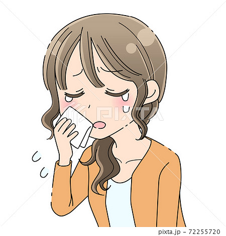 女性表情 泣くのイラスト素材 女性表情 泣くのイラスト素材