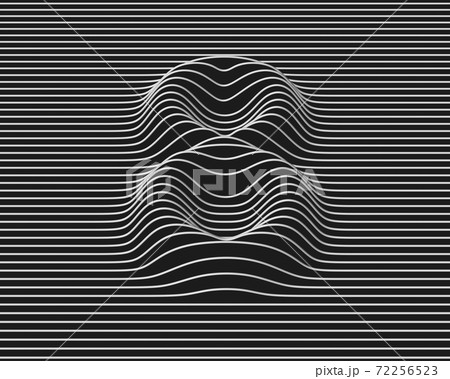 Linear 3d font number 8 Linear 3d font number 8 72256523