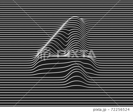 Linear 3d font number 4 Linear 3d font number 4 72256524