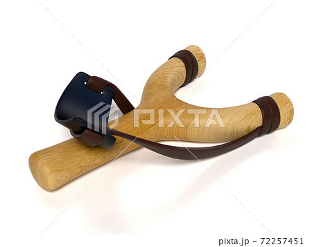 Slingshot sling 3d rendering 72257451