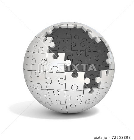spherical puzzle with missing pieces spherical puzzle with missing pieces 72258898