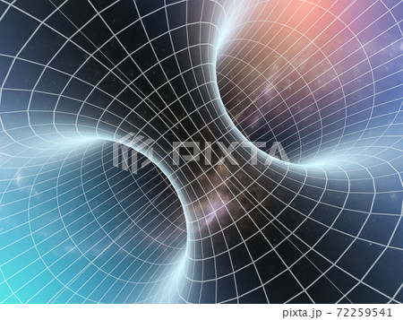 Cosmic wormhole, space travel 3d concept 72259541