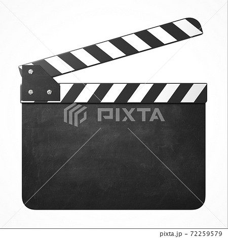 Movie clapper with copy space 3d rendering Movie clapper with copy space 3d rendering 72259579