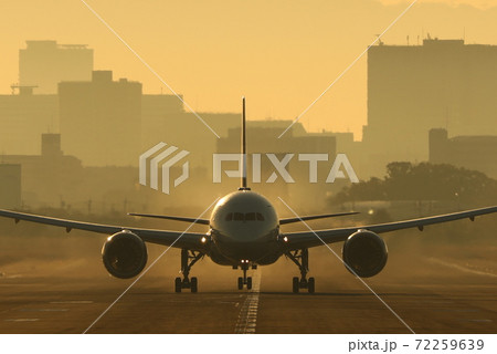 伊丹空港の離陸機 猪名川土手より 伊丹空港の離陸機 猪名川土手より 72259639
