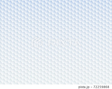 白い六角形が並ぶ幾何学的な背景素材 72259868