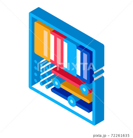 rgb color isometric icon vector illustration color 72261635