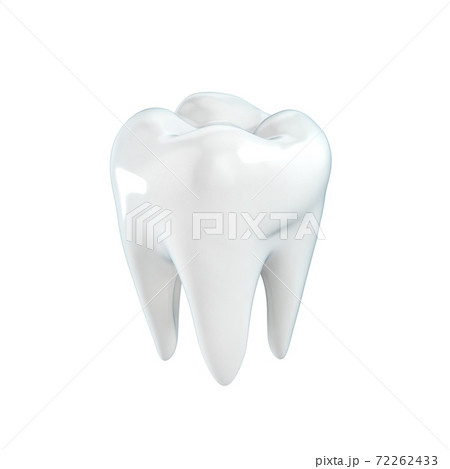 tooth on white background 3d illustration tooth on white background 3d illustration 72262433
