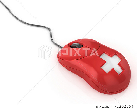 first aid computer mouse 3d rendering first aid computer mouse 3d rendering 72262954