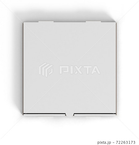 blank pizza box isolated on white blank pizza box isolated on white 72263173