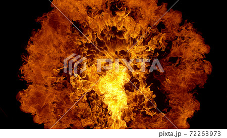 Fire flames abstract background 72263973