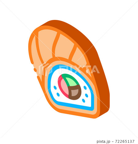 sushi roll japanese meal icon vector outline illustration sushi roll japanese meal icon vector outline illustration 72265137