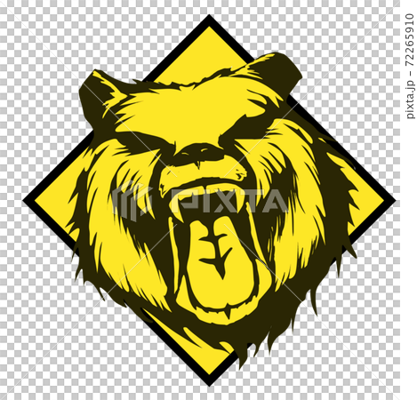 Bear sign_yellow Bear sign_yellow 72265910