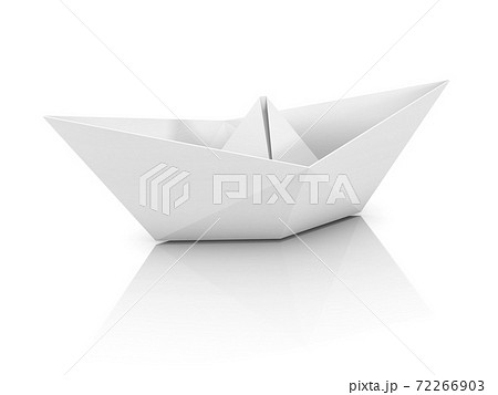 white paper boat on white background white paper boat on white background 72266903