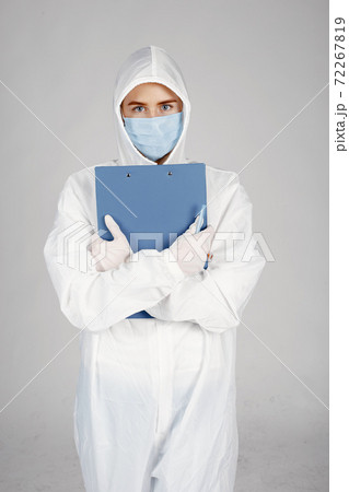 Portrait of woman in white robe Portrait of woman in white robe 72267819