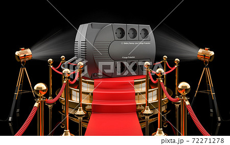 Podium with uninterruptible power supply, UPS. 3D rendering Podium with uninterruptible power supply, UPS. 3D rendering 72271278
