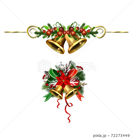 Christmas Holly brunches decoration vector 72273449