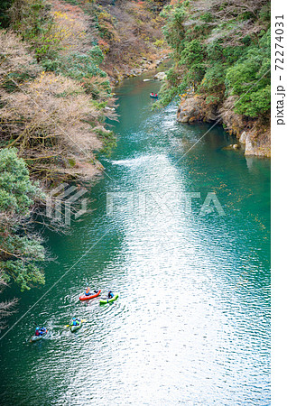 奥多摩数馬峡橋からの風景 72274031
