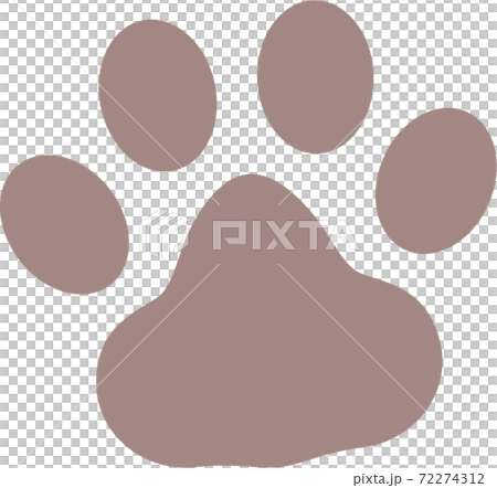 肉球アイコンイラスト 72274312