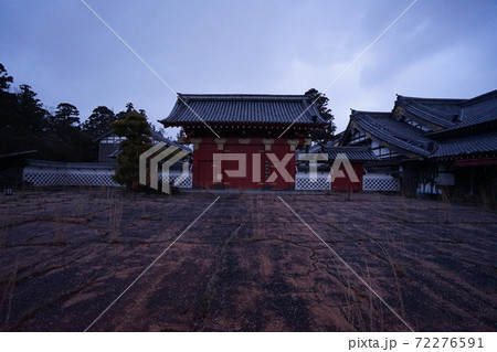 廃墟 日本元気村 石川県加賀市 日本元気劇場の写真素材