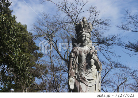 浜松市浜北　竜宮山　岩水寺　白山十一面観音像 72277022