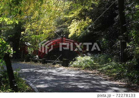 浜松市浜北　竜宮山　岩水寺　太鼓橋 72278133