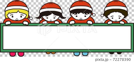 Children wearing Christmas costumes Children wearing Christmas costumes 72278390