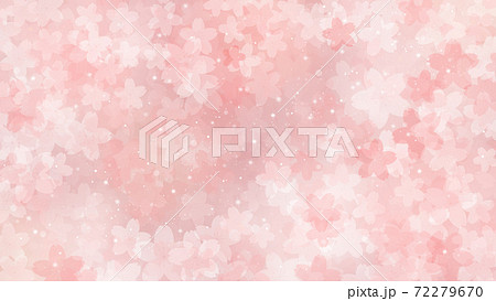 桜の背景イラスト 花びら サクラ 春 イラスト素材のイラスト素材