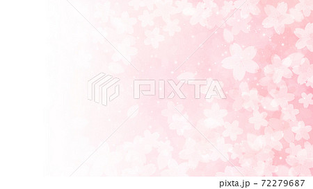 桜の背景イラスト 花びら サクラ 春 イラスト素材のイラスト素材
