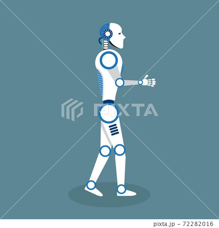 Robot vector illustration in flat design Robot vector illustration in flat design 72282016