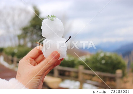 小さい雪だるま 72282035