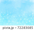 雪の結晶の背景素材 72283085