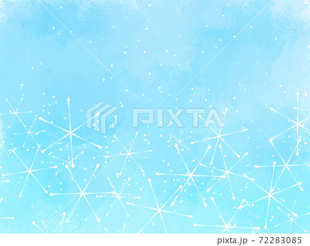 雪の結晶の背景素材 雪の結晶の背景素材 72283085
