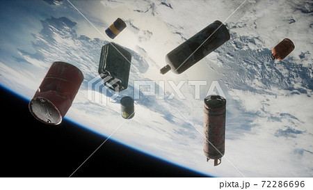 pollution of the atmosphere of the planet Earth and space 72286696