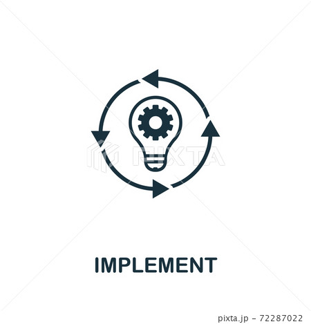 Implement icon. Simple element from business administration icons collection. Creative Implement icon ui, ux, apps, software and infographics Implement icon. Simple element from business administration icons collection. Creative Implement icon ui, ux, apps, software and infographics 72287022