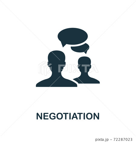 Negotiation icon. Simple element from business administration icons collection. Creative Negotiation icon ui, ux, apps, software and infographics Negotiation icon. Simple element from business administration icons collection. Creative Negotiation icon ui, ux, apps, software and infographics 72287023