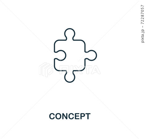 Concept icon. Outline style thin design from business icons collection. Pixel perfect simple pictogram concept icon for UX and UI. Concept icon. Outline style thin design from business icons collection. Pixel perfect simple pictogram concept icon for UX and UI. 72287057