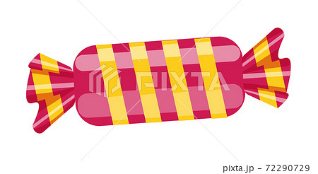 Christmas candy in striped wrapping isolated on white Christmas candy in striped wrapping isolated on white 72290729