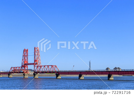 筑後川昇開橋　福岡県大川市 72291716