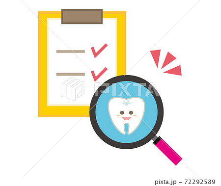 歯のキャラクターイラスト 歯医者 歯科医院のイラスト素材