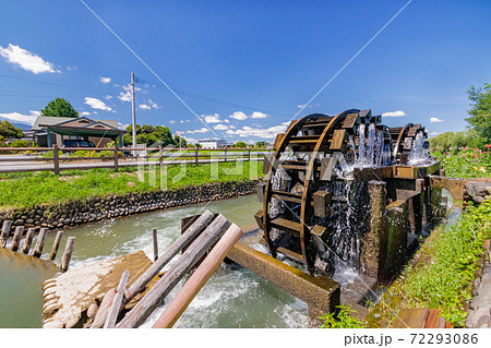 三島の二連水車（夏）　福岡県朝倉市 72293086